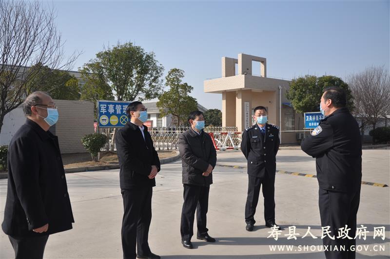 防控新型冠状病毒肺炎疫情   2月22日,市委常委,政法委书记刘涛率队到