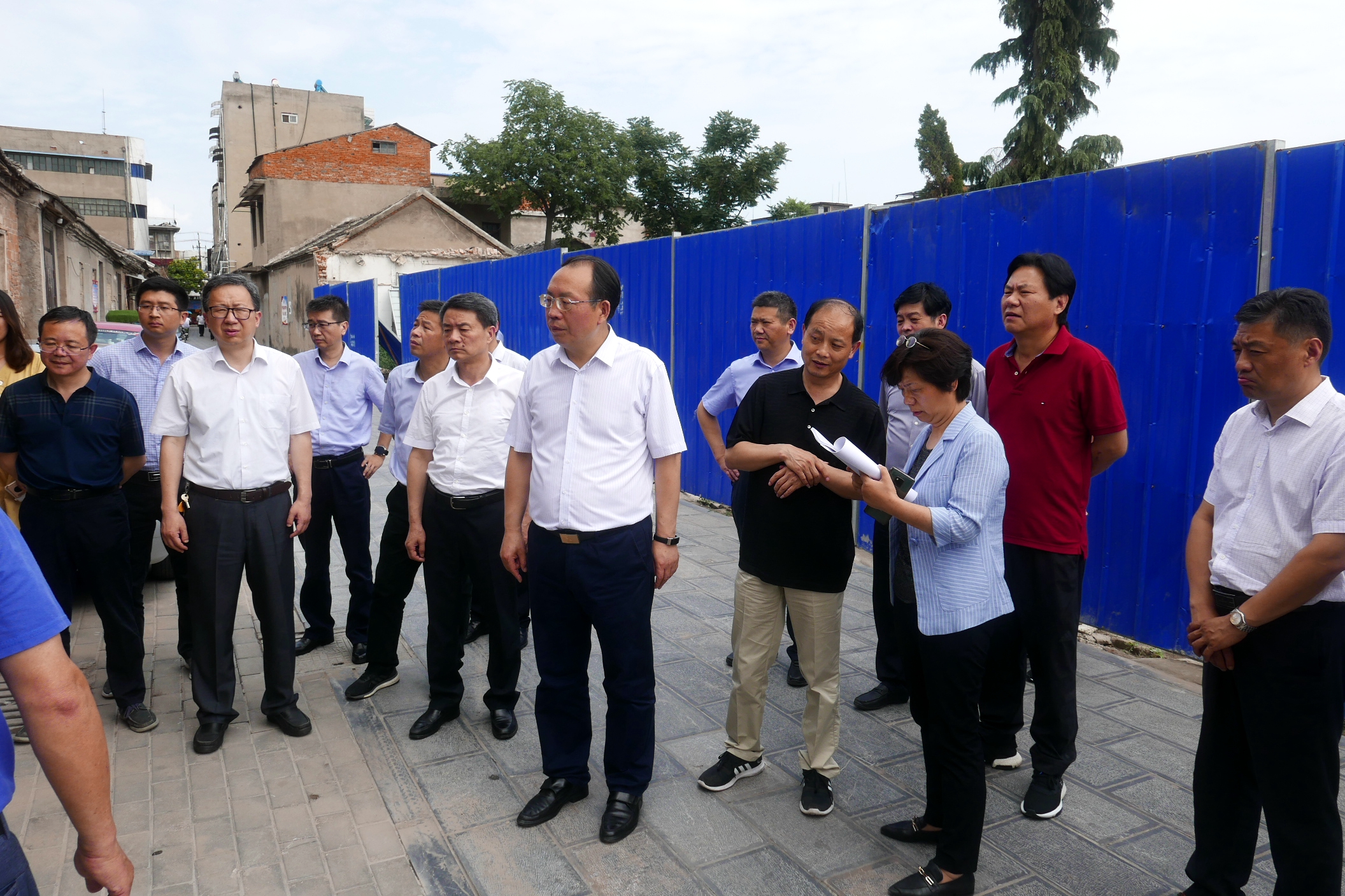 周喜安在寿县调研城市化战略实施工作