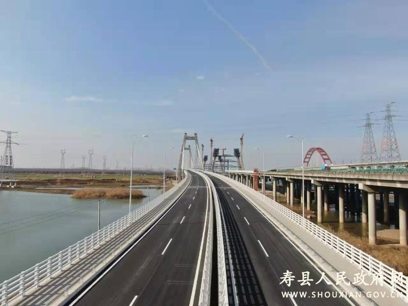 引江济淮新建靖淮大桥顺利通车
