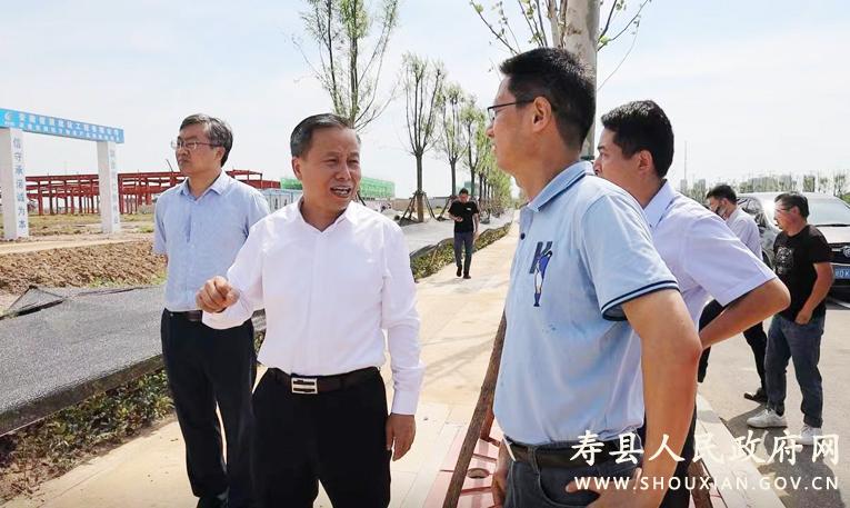 牛方括走访园区企业_寿县人民政府