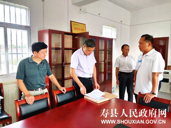 县委副书记孙凯到小甸镇督查工作_寿县人民政府