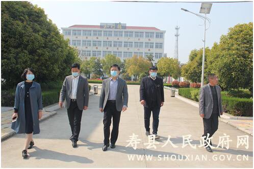 王保辉到瓦埠镇督导当前重点工作