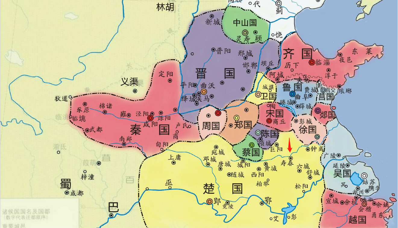 公元前260年地图高清图片