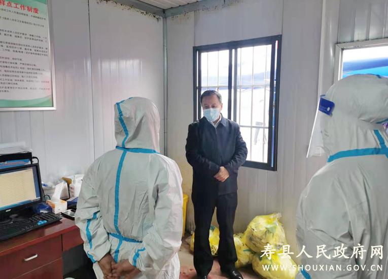 牛方括赴三觉镇督导疫情防控工作_寿县人民政府