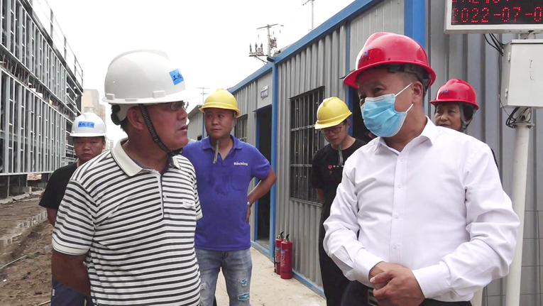 牛方括调度新桥汽车零配件产业园建设