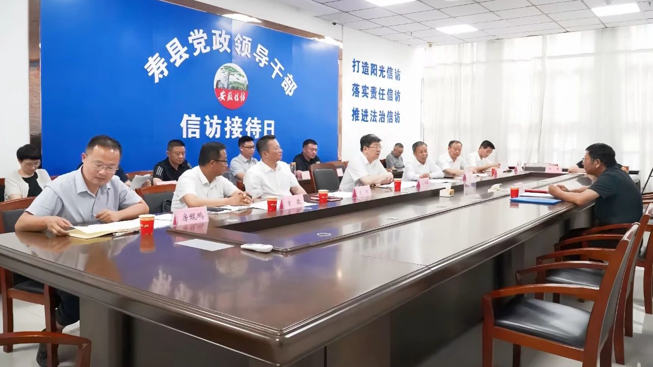 任泽锋赴寿县开展领导干部大接访活动